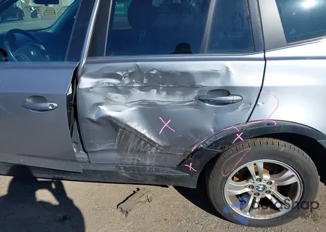 2006 BMW X3 3.0I z USA, uszkodzony, nr VIN WBXPA93486WD26302